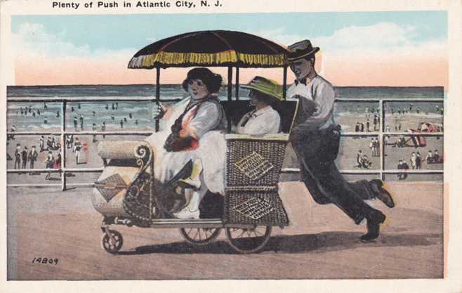 playle s plenty of push rolling chair atlantic city boardwalk
