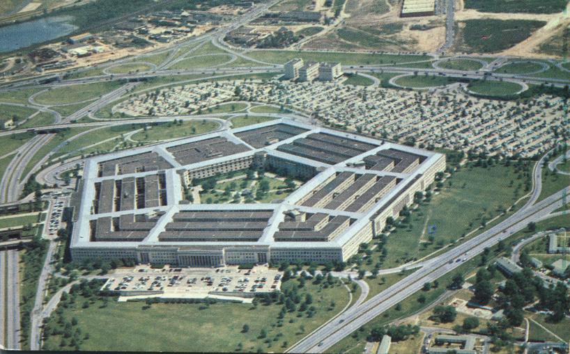 The Pentagon Building in Arlington, Virginia