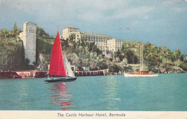 Playle S The Castle Harbour Hotel Bermuda Pm 1954 At Hamilton The Castle Harbour Hotel Bermuda Pm 1954 At Hamilton